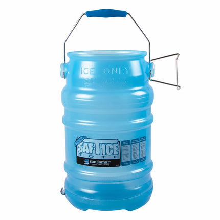 Thùng Đựng Đá Tròn San Jamar SI6000BPAF 22.7 l, Xanh