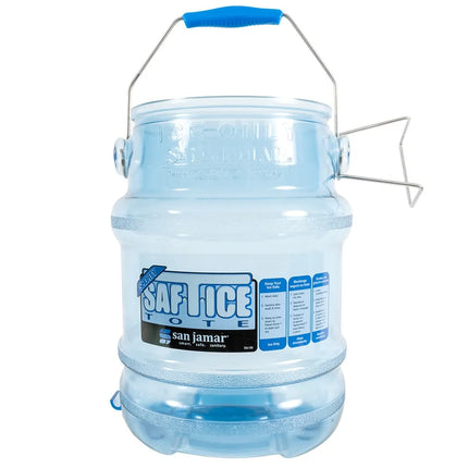 Thùng Đựng Đá Tròn San Jamar SI6100 18.9 l, Xanh Trong