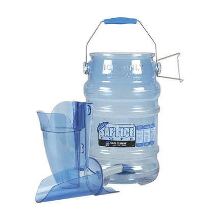 Thùng Đựng Đá Tròn San Jamar SI8500 22.7 l, Xanh