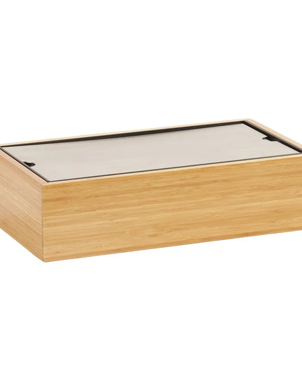 Thùng Làm Lạnh Chữ Nhật Cal-Mil 22072-4-60 45.1 cm x 24.1 cm x 12.1 cm, Tre