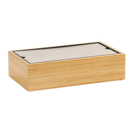 Thùng Làm Lạnh Chữ Nhật Cal-Mil 22072-4-60 45.1 cm x 24.1 cm x 12.1 cm, Tre