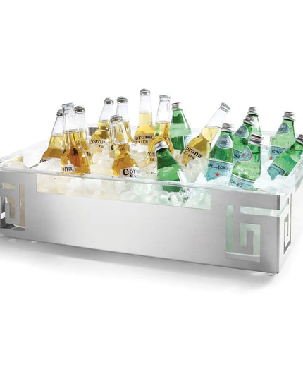 Thùng Làm Lạnh Hình Chữ Nhật Rosseto SM213 65 cm x 45.2 cm x 16.5 cm, Inox