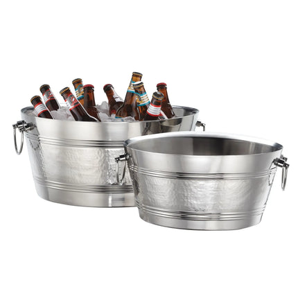 Thùng Làm Lạnh Tròn American Metalcraft DWBT185 27.4 lít - Đường Kính 47 cm x Cao 22.9 cm, Inox