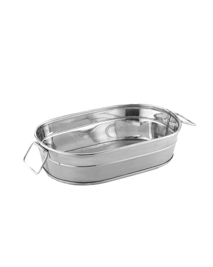 Thùng Phục Vụ Hình Oval American Metalcraft STUB69 710 ml 22.2 cm x 14 cm x 6.4 cm, Inox