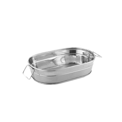 Thùng Phục Vụ Hình Oval American Metalcraft STUB69 710 ml 22.2 cm x 14 cm x 6.4 cm, Inox