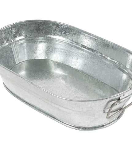 Thùng Phục Vụ Oval American Metalcraft MTUB69 Có Tay Cầm Hai Bên 710 ml - 22.2 cm x 14 cm x 6.4 cm, Thiếc
