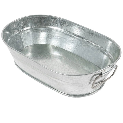 Thùng Phục Vụ Oval American Metalcraft MTUB69 Có Tay Cầm Hai Bên 710 ml - 22.2 cm x 14 cm x 6.4 cm, Thiếc