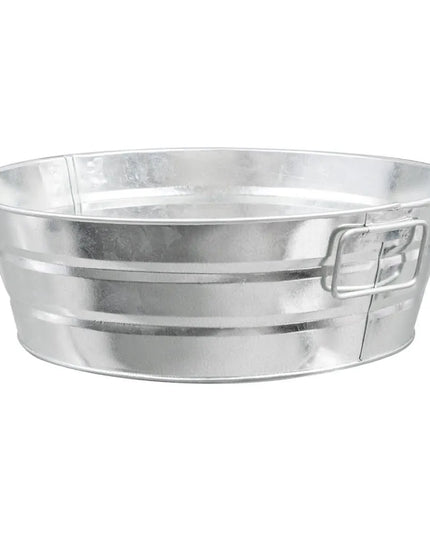 Thùng Phục Vụ Tròn American Metalcraft MTUB10 Có Tay Cầm Hai Bên 1597 ml - 24.1 cm x 8.3 cm, Thiếc