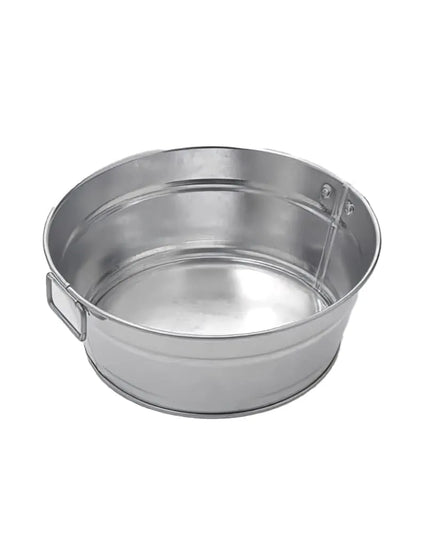 Thùng Phục Vụ Tròn American Metalcraft MTUB83 Có Tay Cầm Hai Bên 1094 ml - 20.3 cm x 7.9 cm, Thiếc