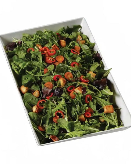 Tô Chữ Nhật Melamine American Metalcraft MLRP17 6890 ml, Trắng