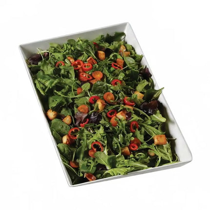 Tô Chữ Nhật Melamine American Metalcraft MLRP17 6890 ml, Trắng