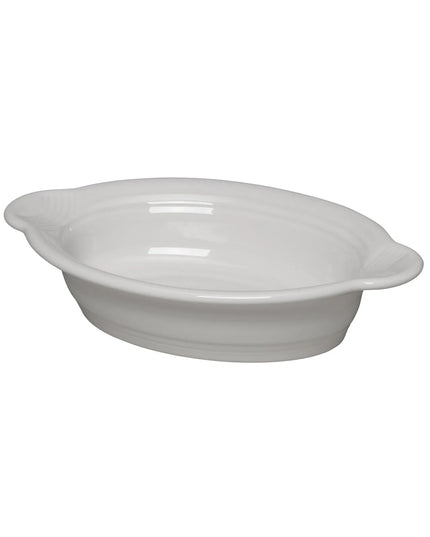 Tô Hầm Bầu Dục Fiesta HL587100 384 ml - Sứ China, Trắng