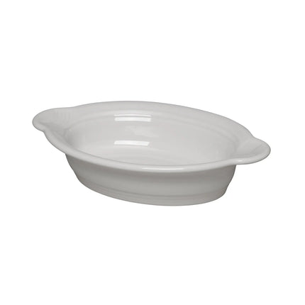 Tô Hầm Bầu Dục Fiesta HL587100 384 ml - Sứ China, Trắng