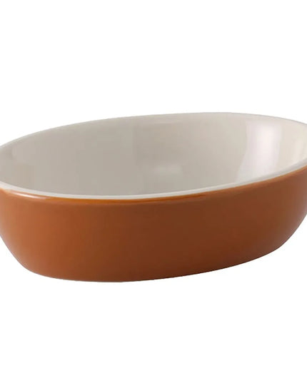 Tô Hầm Bầu Dục Tuxton B3K-160 DuraTux®© 473 ml - Gốm, Autumn/Eggshell