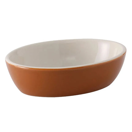 Tô Hầm Bầu Dục Tuxton B3K-160 DuraTux®© 473 ml - Gốm, Autumn/Eggshell