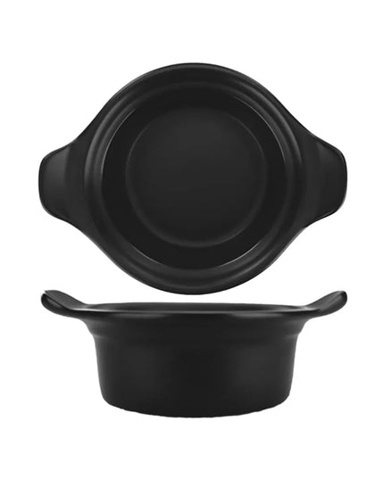 Tô Hầm Tròn Gốm Đen ITI CAS-6-B 475 ml