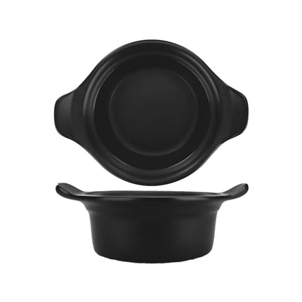Tô Hầm Tròn Gốm Đen ITI CAS-6-B 475 ml