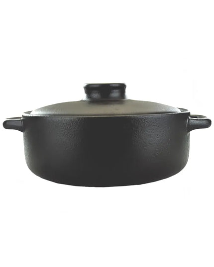 Tô Hầm Tròn ITI CAS-60-B 710 ml - Gốm, Đen