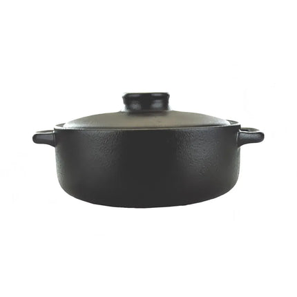 Tô Hầm Tròn ITI CAS-60-B 710 ml - Gốm, Đen