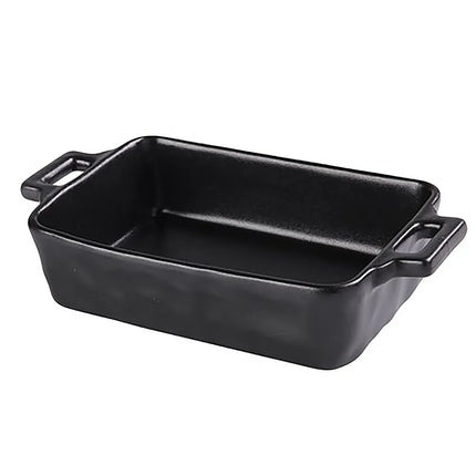 Tô Nướng Tròn Có Tay Cầm Gốm Noble Black Yanco NB-910 740 ml