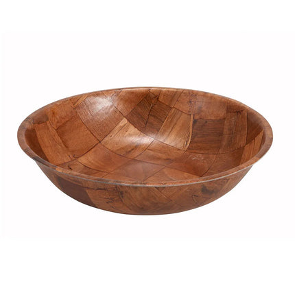 Tô Salad Tròn Winco WWB-12 30.5 cm, Gỗ Đan