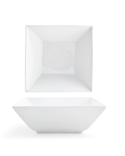 Tô Vuông Kyoto™ Front of the House BBO006WHP10 1774 ml - 23 x 23 cm, Sứ Porcelain, Trắng