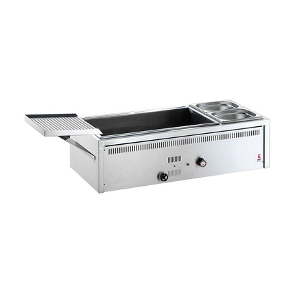 UBERT | Fish frying oven - Propane gas 23.75 kW - 950 mm wide - No batter/crumb bins - Countertop