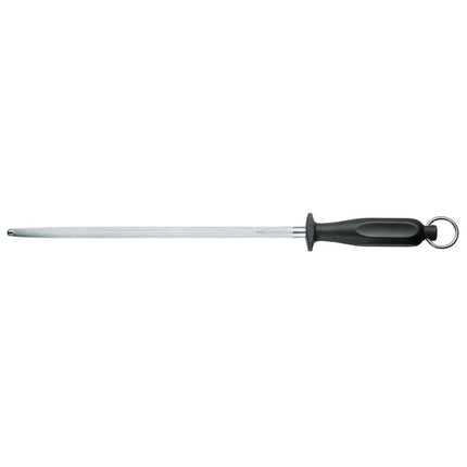 VICTORINOX | Butcher Knife Honing Steel – Round - Fine Cut - 300 mm Rod - Black Handle