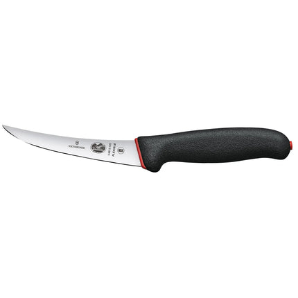 VICTORINOX | Fibrox Boning Knife – Straight Edge - 12 cm Blade - Black/Red Handle
