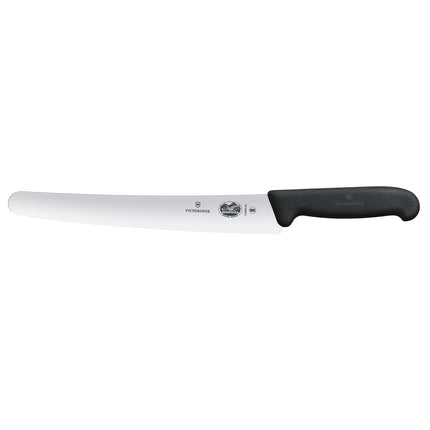 VICTORINOX | Fibrox Bread & Pastry Knife – Serrated Edge - 26 cm Blade - Black Handle