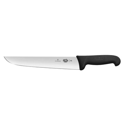VICTORINOX | Fibrox Butcher Knife 28 cm – For Slaughter & Meat Processing - Black Handle