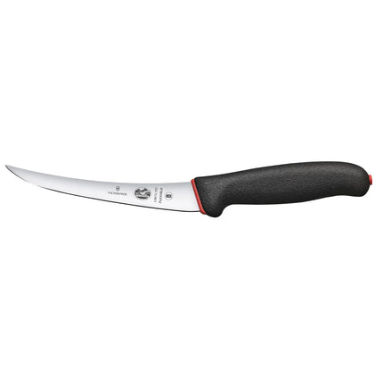 VICTORINOX | Fibrox Dual‑Grip Boning Knife – 15 cm Blade - Black/Red Handle
