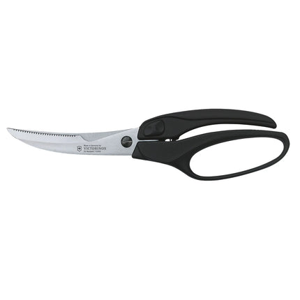 VICTORINOX | Professional Poultry Shears – Black Handle - Stainless Steel Blades - Dishwasher Safe