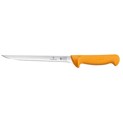 VICTORINOX | SWIBO Flexible Filleting Knife – 200 mm Blade - Orange Handle