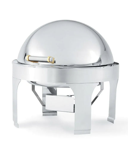 Vollrath 46265 Round Chafer w/ Roll-Top Lid & Chafing Fuel Heat