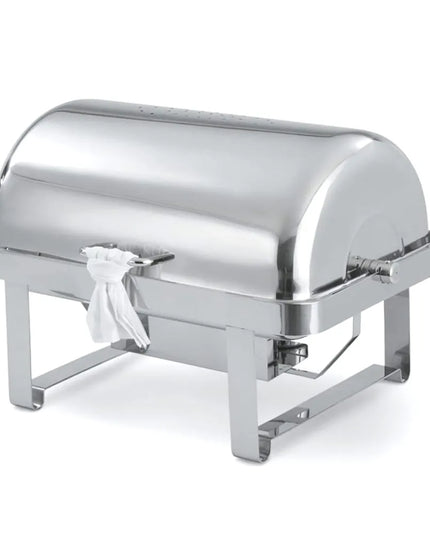 Vollrath 46350 Full Size Chafer w/ Roll-top Lid & Chafing Fuel Heat