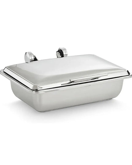 Vollrath 4644015 8 3/10 qt FullSize Induction Chafer w/ Solid Lid, Stainless