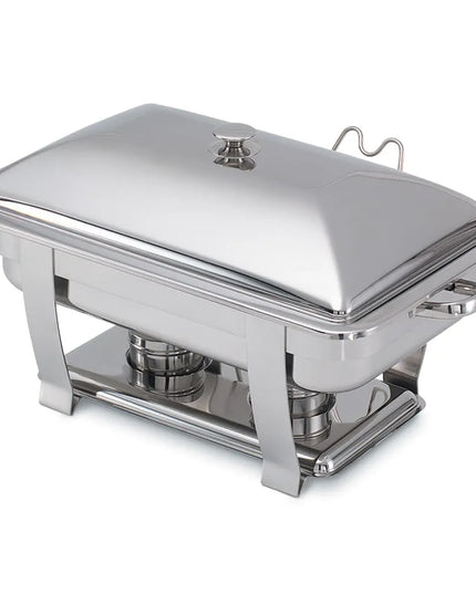 Vollrath 46518 Full Size Chafer w/ Lift-off Lid & Chafing Fuel Heat
