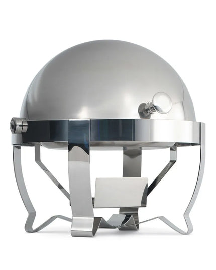 Vollrath 46530 6 qt. Round Chafer w/Roll-top Lid & Chafing Fuel Heat