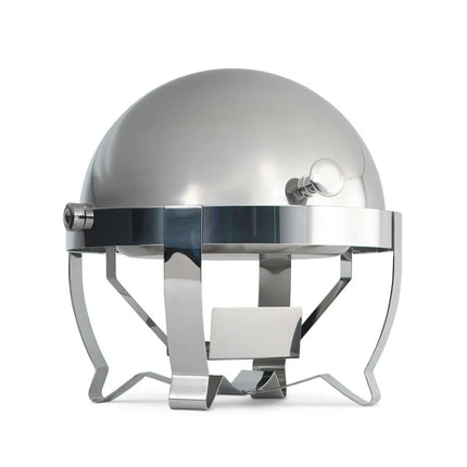 Vollrath 46530 6 qt. Round Chafer w/Roll-top Lid & Chafing Fuel Heat