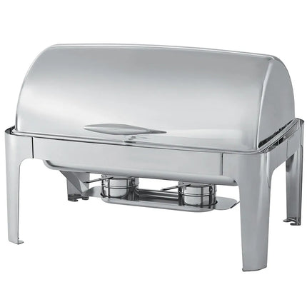 Vollrath T3500 Full Size Chafer w/ Roll-top Lid & Chafing Fuel Heat