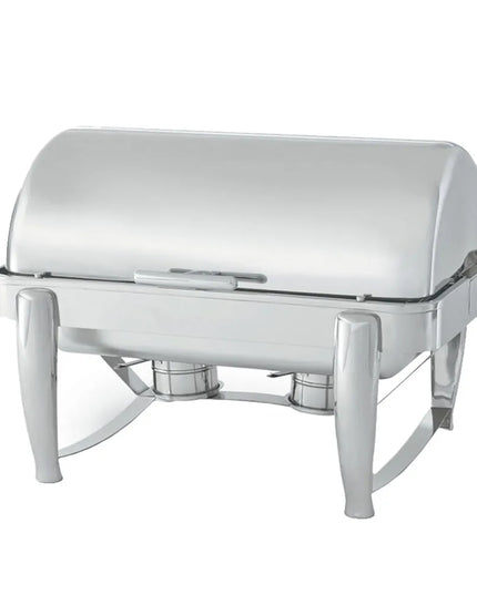 Vollrath T3600 Full Size Chafer w/ Roll-top Lid & Chafing Fuel Heat