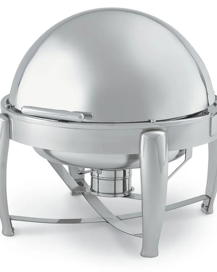 Vollrath T3605 Round Chafer w/ Roll-Top Lid & Chafing Fuel Heat