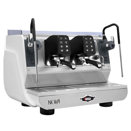 WEGA | Commercial 2-Group Espresso Machine – 2 Steam Wands & Hot Water – Touchscreen