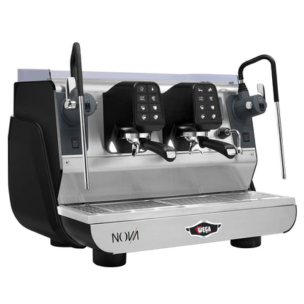 WEGA | Commercial 2-Group Espresso Machine – 2 Steam Wands & Hot Water – Touchscreen