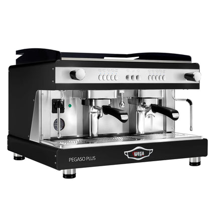 WEGA | Commercial 2-Group Espresso Machine – Steam Wand & Hot Water