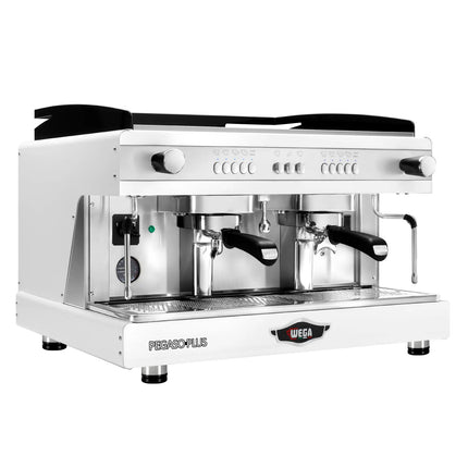 WEGA | Commercial 2-Group Espresso Machine – Steam Wand & Hot Water