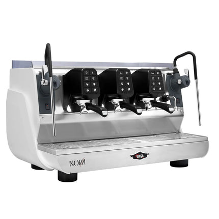 WEGA | Commercial 3-Group Espresso Machine – 2 Steam Wands & Hot Water – Touchscreen
