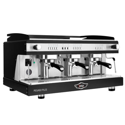 WEGA | Commercial 3-Group Espresso Machine – Steam Wand & Hot Water