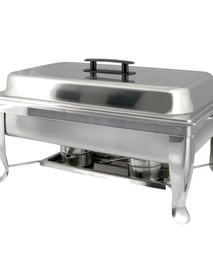 Winco C-1080 Full Size Chafer w/ Lift Off Lid & Chafing Fuel Heat
